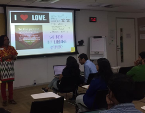 Unconscious bias and ally workshops at Symantec are held by the company's PRIDE employee resource group and look at what an ally is and how to navigate difficult or uncomfortable situations in the workplace.