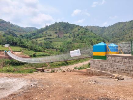 Kagarama Suspended Bridge in Rwanda