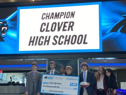 Clover High School wins Trane Technologies Stadium of the Future STEM Challenge