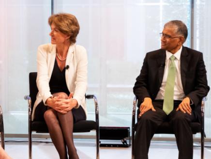 Isabelle Kocher, CEO of ENGIE Group, participated in a panel discussion during the Opening Ceremony and shared her thoughts on what energy companies can do to accelerate sustainability transformation: