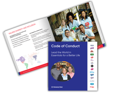 Authenticity is one of Kimberly-Clark’s core values, which is defined by the company as honesty, integrity and courageously doing the right thing. Recently, the company’s ethics and compliance team made changes to their Code of Conduct to make it easier our employees to live out those values.