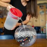 Bullard's goal was to reach her own students, but she's reached many more. She has more than 2.6 million followers on TikTok, who tune in to see experiments like this one that show hands on ways to teach scientific principles like refraction.