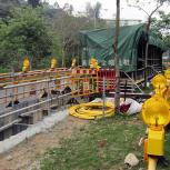 Cable joint bays are underground concrete chambers in which high voltage cables are connected.