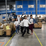 Group of CooperCompany employees 