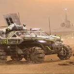 The award-winning Dune Runner is an electric car that transports goods and people across Mars in style.