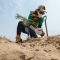 Timberland volunteers planted 650 trees in China’s Horqin Desert on Earth Day. The trees, planted in partnership with Green Network, help stop the desertification of the region, minimize sandstorms, and improve air quality.