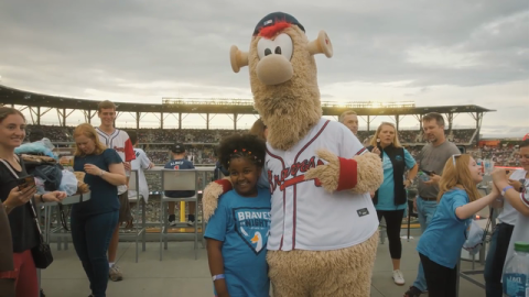 Annual Aflac and Atlanta Braves Night Supports Pediatric Cancer Patients and Their Families