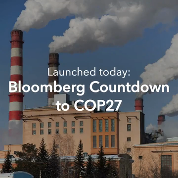  UN Special Envoy Michael R. Bloomberg Kicks Off Bloomberg-wide Countdown to COP27