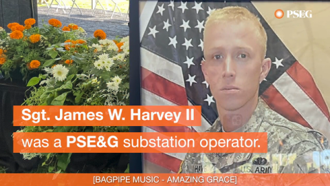 PSE&G’s Harvey Switching Station Honors Fallen Hero