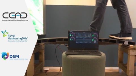 Royal HaskoningDHV, CEAD and DSM Additive Manufacturing Design First Lightweight 3D Printed Bridge