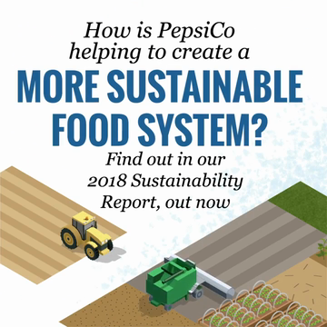 PepsiCo Releases 2018 Sustainability Report Highlighting Progress and a Renewed Focus to Help Build a More Sustainable Food System