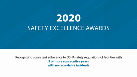 Vinyl Industry's Health, Safety, and Environmental Award Recognition