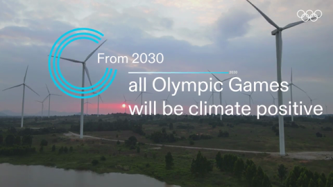 IOC Leading the Way on Climate Change - Commits to Cutting Its Greenhouse Gas Emissions by 50 Per Cent by 2030
