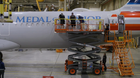 Flagship Valor: A Flying Tribute to Medal of Honor Recipients