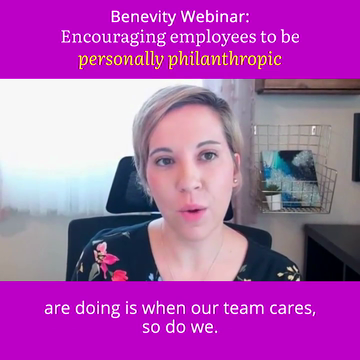 Encouraging Employees To Be Personally Philanthropic