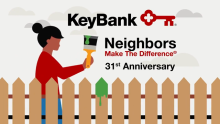 KeyBank Teammates Contribute During Annual Neighbors Make the Difference Day