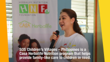 HNF Receives Champion for Childcare Award From Casa Herbalife Nutrition Partner