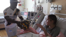 LA Galaxy Visit Children’s Hospital Los Angeles