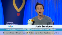 VIDEO | Paralympic Skier, Best-Selling Author, and Childhood Cancer Survivor Josh Sundquist Helps Spread the Word About My Special Aflac Duck™