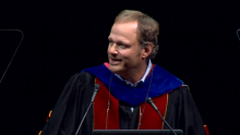 "What Were You Meant to Be?"  Andrew Hoffman Challenges Students at Loyola Convocation