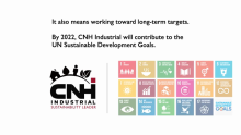 CNH Industrial Named as Industry Leader in the Dow Jones Sustainability Indices for the Eighth Consecutive Year