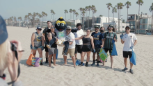 LA Galaxy Team Up With Surfrider Foundation to Host Beach Cleanup at Venice Beach, Calif.