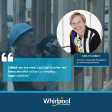 Whirlpool Corporation Supports Habitat for Humanity's BuildBetter Program