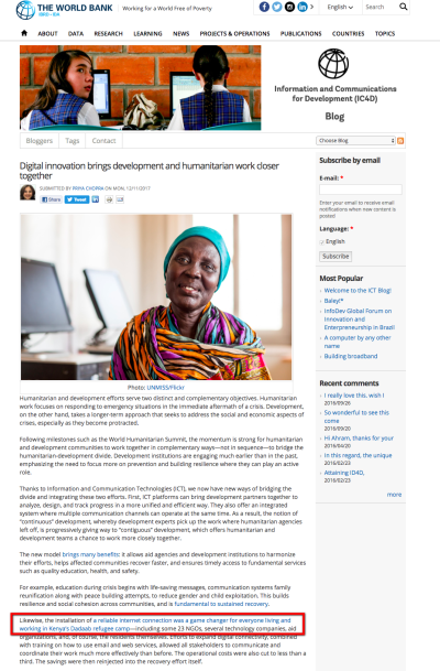 The World Bank Blogs