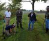 CNH Industrial employees planting trees