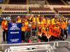 Members of the Rockwell-sponsored FIRST® Robotics Competition Riverside RoboTigers Team 2830.