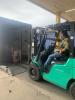 Forklift unloading