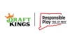 DraftKings logo and Responsible Play the CT Way logo