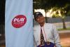 Naomi Osaka visits Play Academy with Naomi Osaka program in Carson, Los Angeles. Photo Credit: Getty Images for Laureus