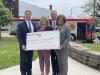 Photo: KeyBank Regional Sales Executive Tim Burke (second from right) along with KeyBank East Ohio Market President Eric Dellapina (far left) and KeyBank Regional Retail Leader Becky Talley (far right) and present President and CEO of United Way Angela Perisic (centered) with $250,000 grant.