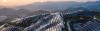 solar panels covering mountains along the skyline