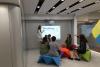 Some CLP office spaces have been fitted with interactive walls to encourage innovation and creative thinking.