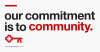 KeyBank: Red key symbol; our commitment is to community.