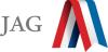 JAG (Jobs for America's Graduates) logo with red, white and blue ribbon.