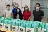 CNH Industrial employees delivering personal care items