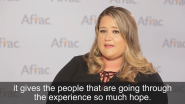 VIDEO | Aflac CSR Hero Amanda Gordy Brings Hope to Families Facing Illness