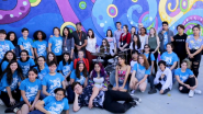 Nickelodeon Interns Help Bring Burbank High Student’s Mural Design to Life