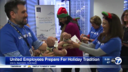 United Employees Prepare for a Holiday Tradition