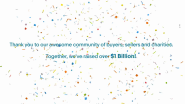 eBay for Charity Raises $1 Billion: Thank You to Our Community