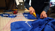 United Turns Old Uniforms Into Masks for Employees