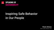 Speaking of Sustainability: A Plant Leader's Take on Owens Corning's Safety Culture