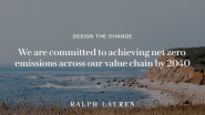 During Climate Week, Ralph Lauren Reaffirms Its Commitment to Achieve Net Zero