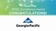 U.S. EPA 2021 SmartWay Excellence Awards Recipients Georgia-Pacific and KBX Logistics, Building on Historic Recognition for Environmental Performance