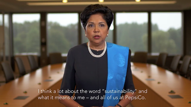 PepsiCo Chairman and CEO Indra Nooyi: Our Sustainability...